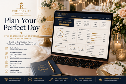 The Boazite Wedding Planner | Luxury All-in-One Wedding Planning System